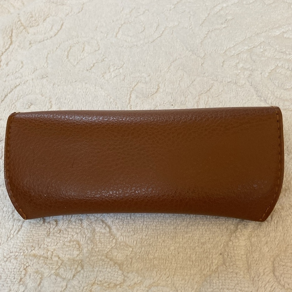 Ray-Ban Tan Leather Eyewear Case​​​​​ - Picture 3 of 4